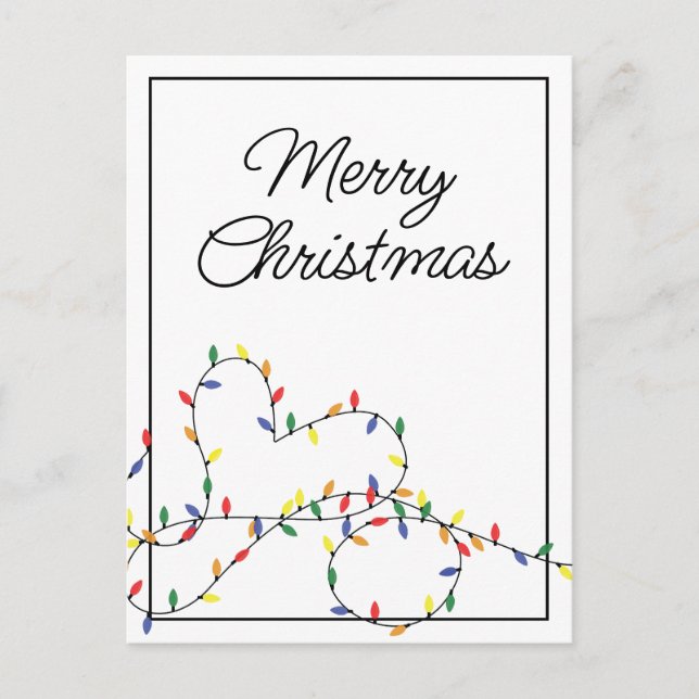 Postal Luces de Navidad_Corazón (Anverso)