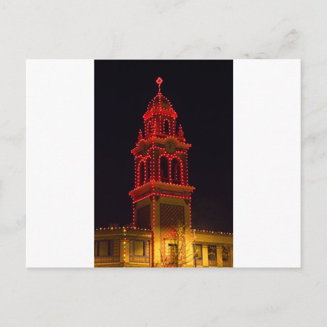 Postal ¡Luces De Plaza De Kansas City! (Anverso)