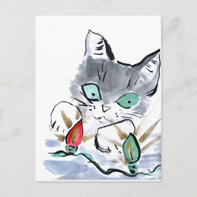 Postal Luces de trinquete de entrelazado (Anverso)