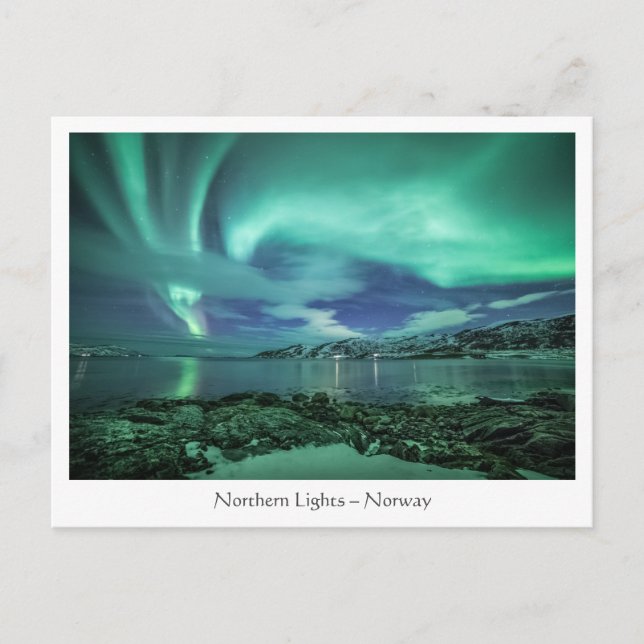 Postal Luces del Norte (Anverso)