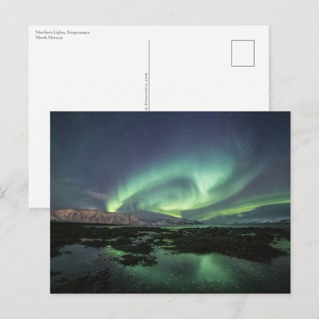 Postal Luces del Norte (Anverso / Reverso)