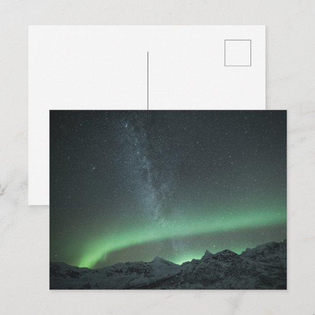 Postal Luces del Norte (Anverso / Reverso)