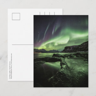 Postal Luces del Norte Noruega