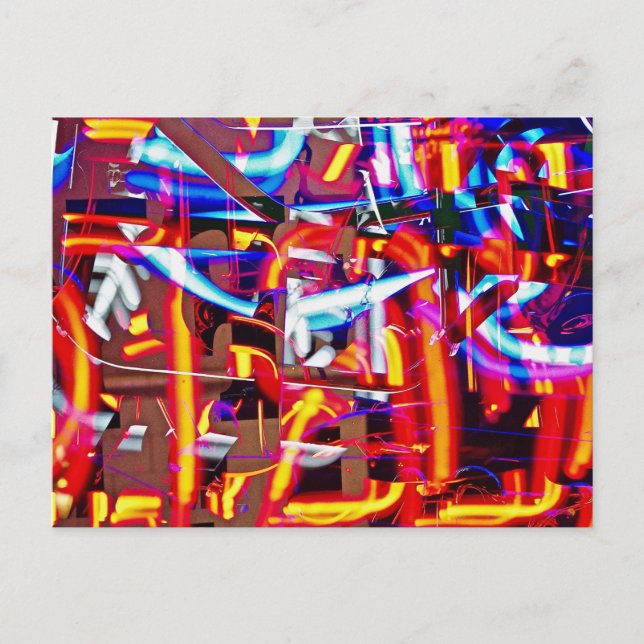 Postal luces destrozadas (Anverso)