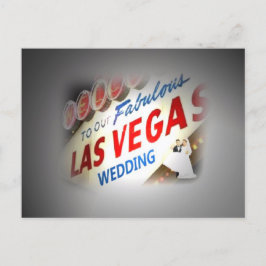 Postal Luces en "Bride & Groom" nuestro Boda en Las V