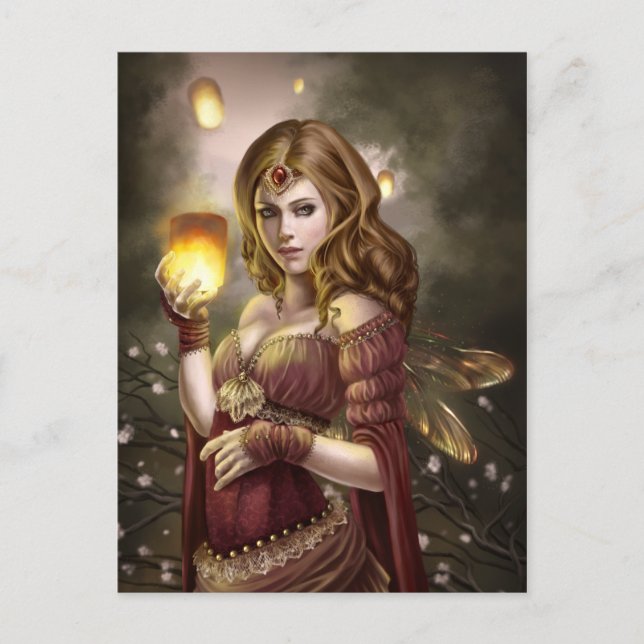 Postal Luces flotantes (Anverso)