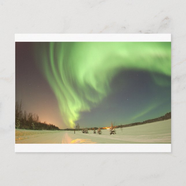 POSTAL LUCES GORGEOSAS DEL NORTE (Anverso)