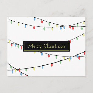 Postal Luces navidades