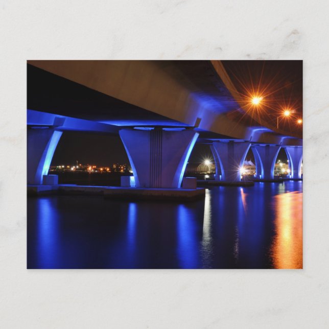 Postal Luces nocturnas en Miami - Postcard (Anverso)