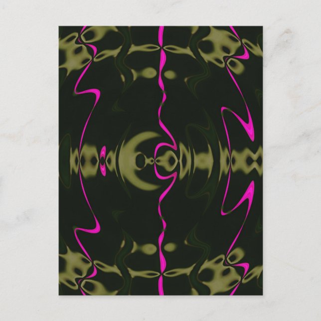 Postal Luces rosadas (Anverso)