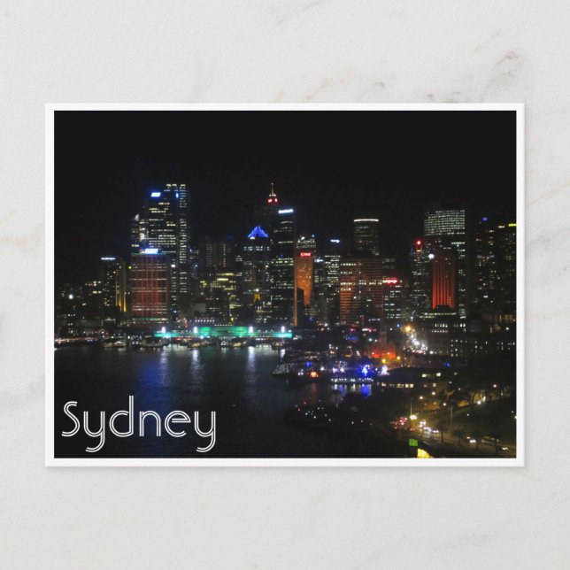 Postal luces sydney vivid (Anverso)