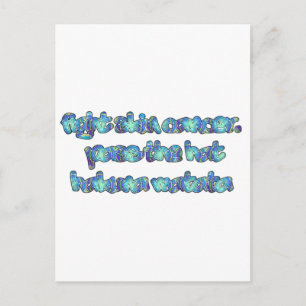 Postal Lucha contra el cáncer de piel, pasa al Gorra Haku