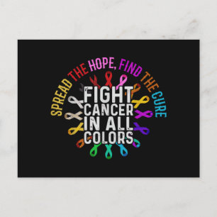 Postal Lucha contra el cáncer en todos y cada color - Cin