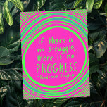 Postal LUCHA CONTRA EL PROGRESO Douglass Cita Lime Green<br><div class="desc">Personalizar esta tarjeta con tu propio texto en la parte posterior! ¡Revisa mi tienda para más!</div>