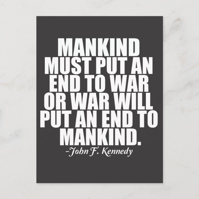 Postal Lucha contra la guerra (Anverso)