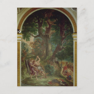 Postal Lucha entre Jacob y el Ángel, 1850-61