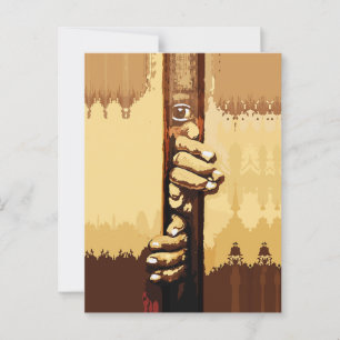 Postal Lucha para expresar palabras