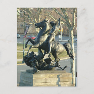 Postal Luchador de leones