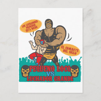 Postal Luchador Noche