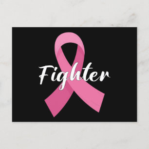 Postal Luchadora Contra el Cáncer de Mama Conciencia del