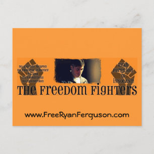 Postal Luchadores de la libertad Ryan Fergn Postcard