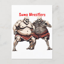 Luchadores De Sumo Skeleton En Acción
