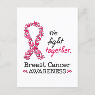 Postal Luchamos juntos contra el cáncer de mama