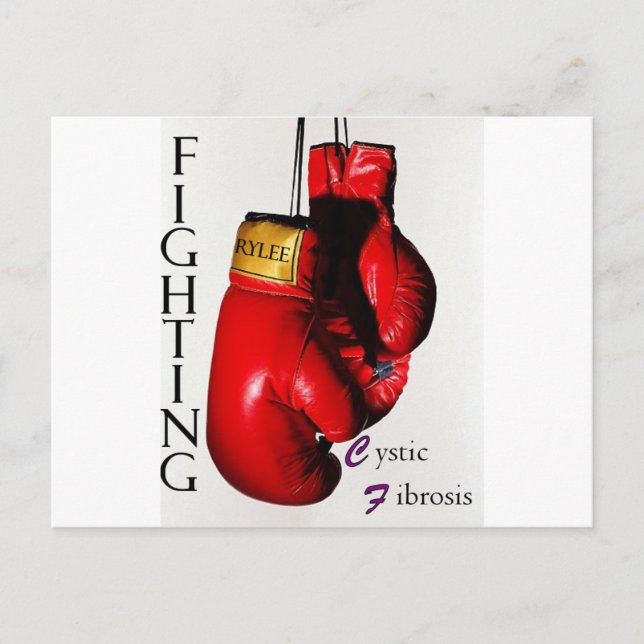 Postal Luchando contra la FQ (Anverso)