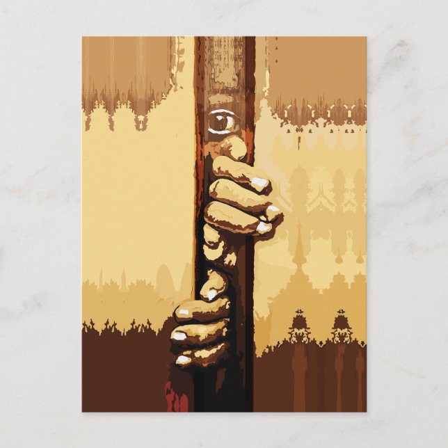 Postal Luchar por Expresar Palabras (Anverso)