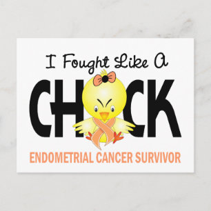 Postal Luché como un superviviente del cáncer endometrial