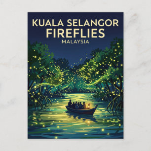 Postal Luciérnagas de Kuala Selangor Malasia