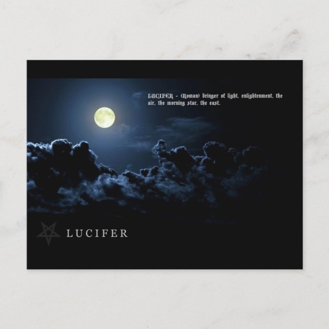 POSTAL LUCIFER (Anverso)