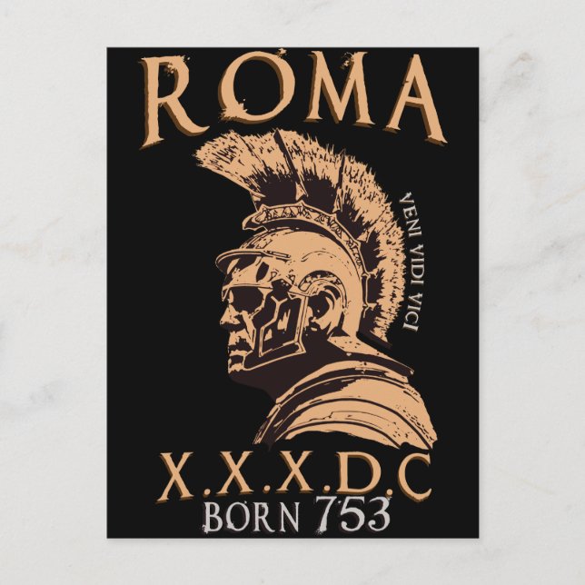 Postal Lucio, un famoso Centurión Romano (Anverso)