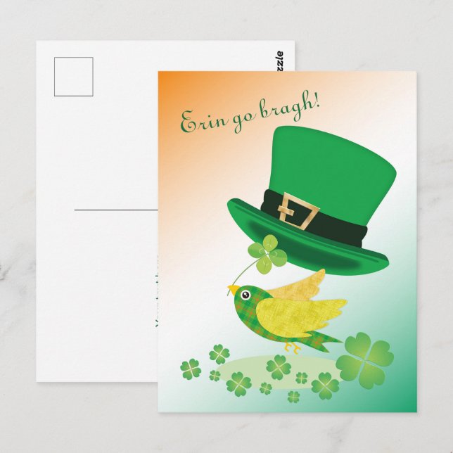 Postal Lucky Flight del zapatero (Anverso / Reverso)