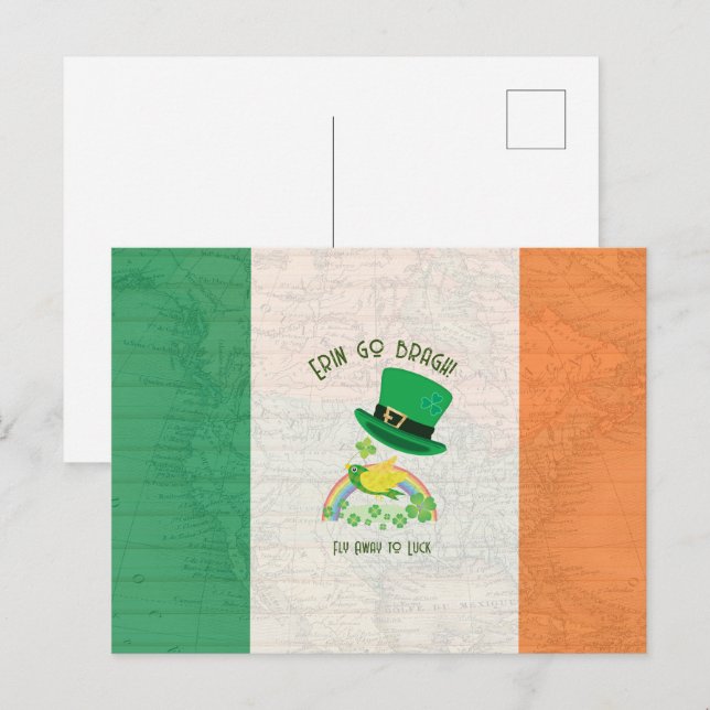 Postal Lucky Flight del zapatero (Anverso / Reverso)