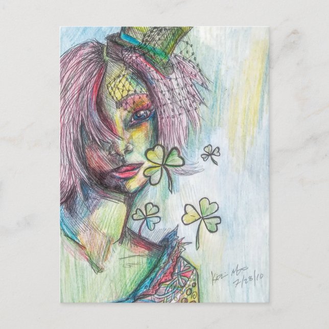 Postal Lucky Lady (Anverso)