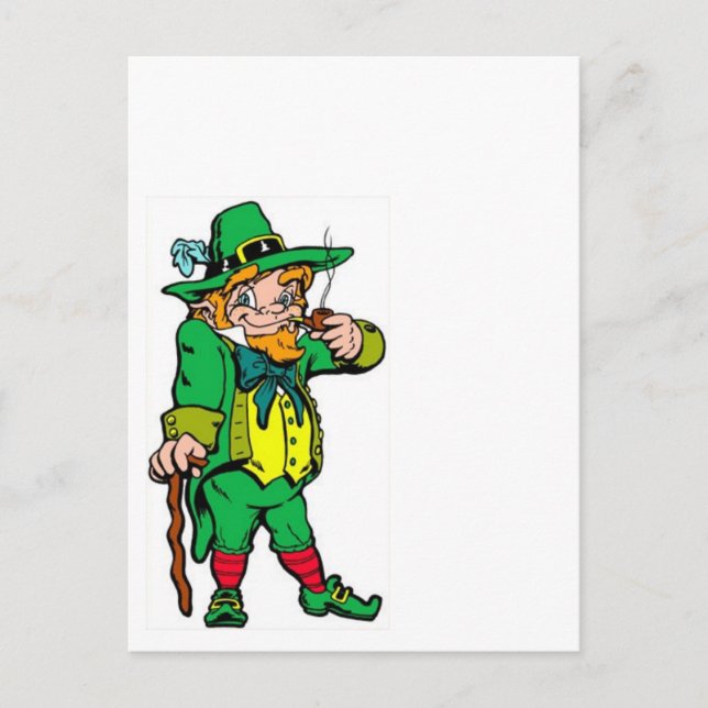 Postal Lucky Leprechaun (Anverso)
