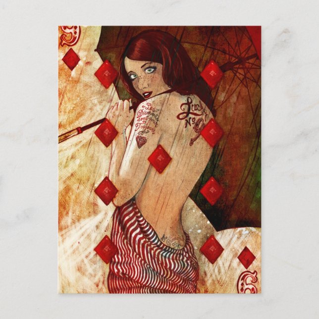 Postal Lucky Número 9 (Anverso)