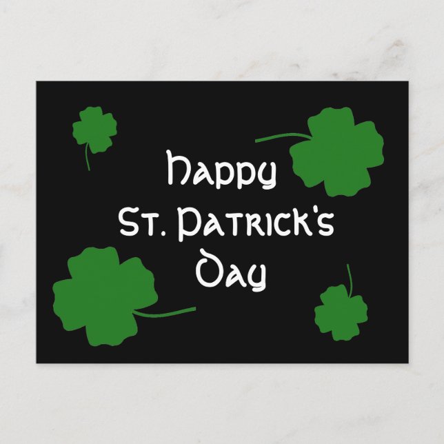 Postal luckycloverbig, luckycloverbig, singleluckyclov... (Anverso)