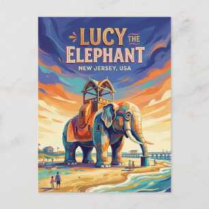 Postal Lucy el Elefante EE. UU.