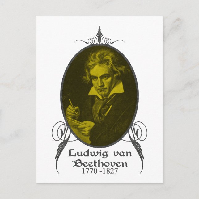 Postal Ludwig van Beethoven (Anverso)