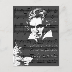 Postal Ludwig van Beethoven