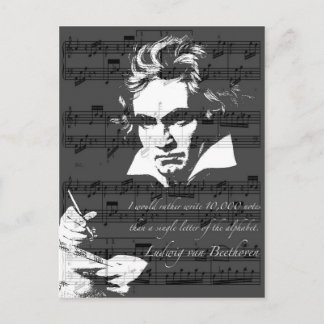 Postal Ludwig van Beethoven