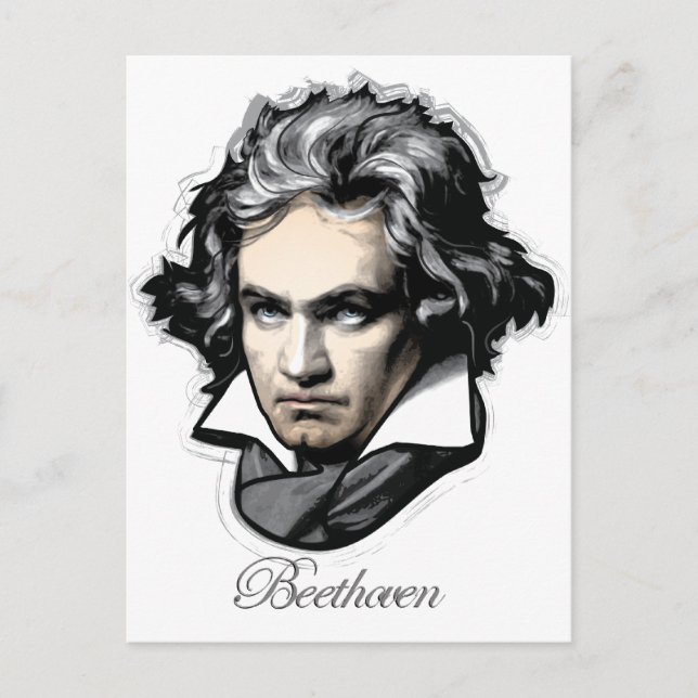 Postal Ludwig van Beethoven (Anverso)