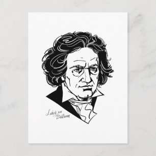 Postal Ludwig van Beethoven