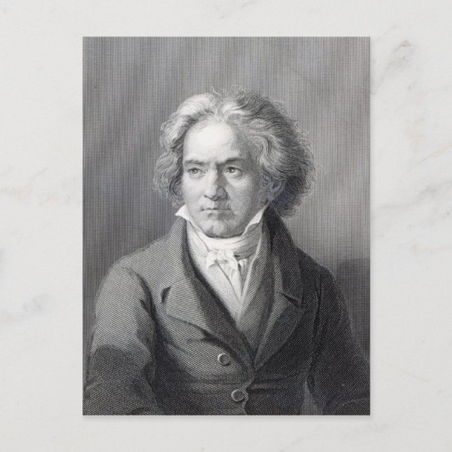 Postal Ludwig van Beethoven (Anverso)