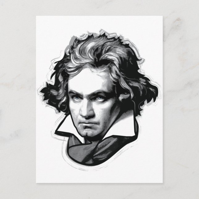 Postal Ludwig van Beethoven (Anverso)