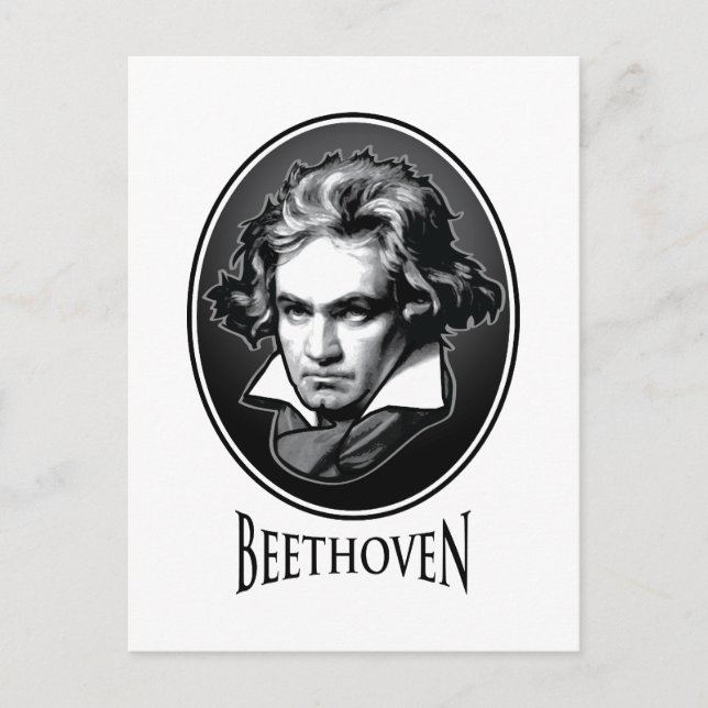 Postal Ludwig van Beethoven (Anverso)