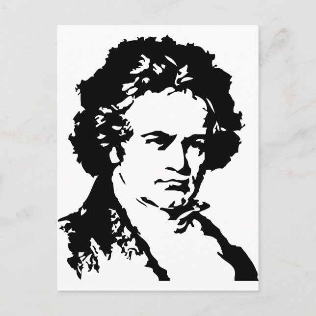 Postal Ludwig van Beethoven (Anverso)