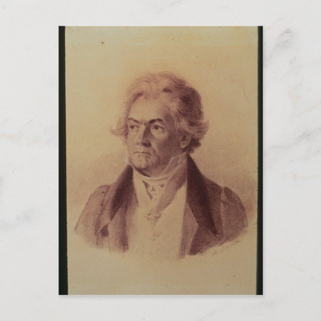 Postal Ludwig van Beethoven, 1824 (Anverso)